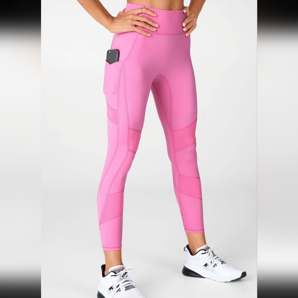 Fabletics Leggings Women Pink Medium